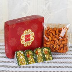 Return Gifts for Sisters - Sweets with Masala Kaju