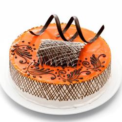 Send Fresh Orange Cake To Delhi