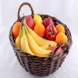 Flowers with Fruits - Healthy Mixed Fruits Combo