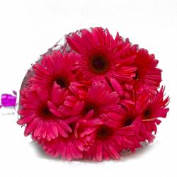 Bhai Dooj Return Gifts for Sister - Special Bouquet of Pink Gerberas