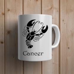 Birthday Zodiac Mugs - Cancer Zodiac Sign Personalized Mug