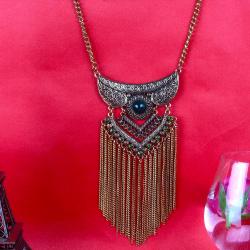 Mothers Day Gifts to Baroda - Ethnic Western Long Necklace for Mom