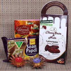 Diwali Crackers - Chocolate Dates Hamper for Diwali