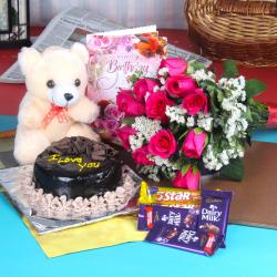 Romantic Gift Hampers for Him - Birthday Celebration with Awesome Gift