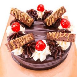 Send One Kg Perk Chocolate Cake To Kolkata