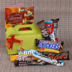 Send Diwali Gift Imported Chocolate Bars for Diwali To Eluru