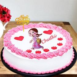 Chota Bheem Cakes - Chutki Photo Cake