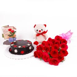 Cakes with Greeting Cards - Exclusive Gifts Combo for All