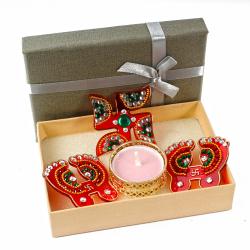 Diwali Lamps - Diwali Decor Gift Box