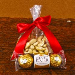 Send Anniversary Gift Ferrrero Rocher with Cashew To Blimora
