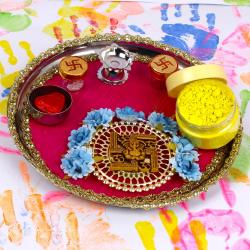 Holi Bhaidooj Tikka - Holi Pooja Thali