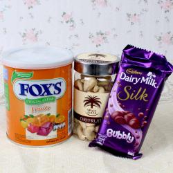 Get Well Soon Gifts for Her - Cashew with Chocolate Combo