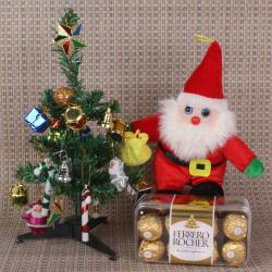 Send Christmas Gift Christmas Tree Hamper To Rewari