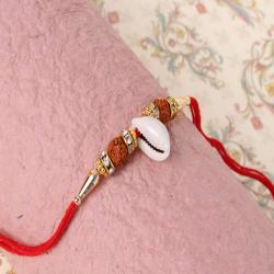 Designer Rakhis - Kodi Rudraksha Rakhi