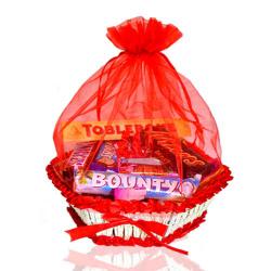 Chocolate Baskets - Imported Assorted Chocolate basket
