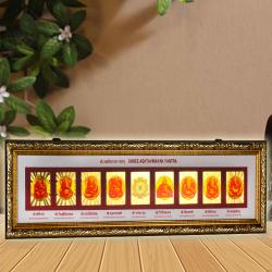 God Idols for Wedding - Shree Ashtavinayak Yantra Frame