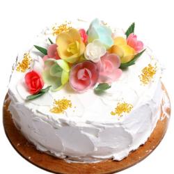 Gifts For Friends - Vanilla Floral Cake