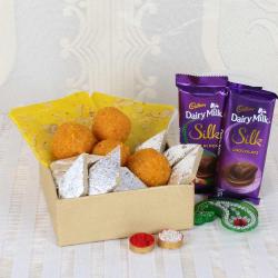 Bhai Dooj Chocolates - Bhai Dooj Special Chocolate and Dryfruit Combo
