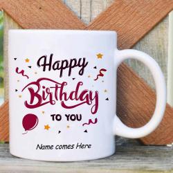 Personalized Photo Mugs - Birthday Special Personalized Name Mug