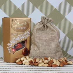 Durga Puja - Lindt Lindor with Dryfruit