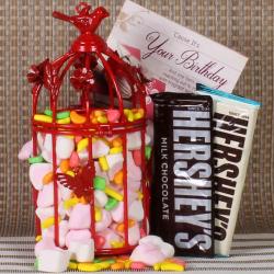 Romantic Birthday Hampers - Birthday Choco Cage