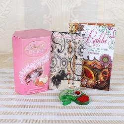 Rakhi With Cards - Exclusive Rakhi Combo Online