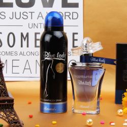 Birthday Perfumes - Rasasi Lincontournable Blue Lady Gift Set