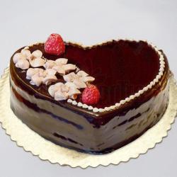 Cakes For Kids - Paleo Heart Shape Fresh Cream Cake