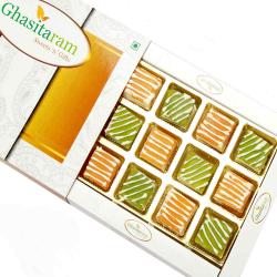 Send Ghasitaram Gifts Sweets - Assorted Mango Bites 12 pcs To Bathinda