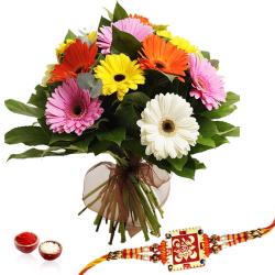 Divine Rakhis - Mix Geberas with Rakhi