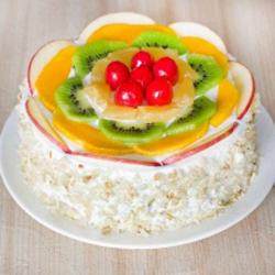 Easter - Seasonal Fresh Fruit Cream Cake