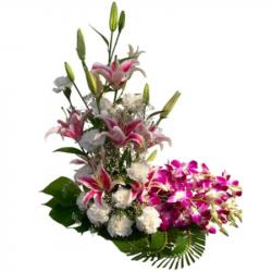 Valentine Exotic Flower Arrangements - Attractive Twenty Four Flowers for Love