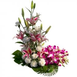 Valentine Exotic Flower Arrangements - Attractive Twenty Four Flowers for Love