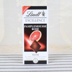 Imported Bars and Wafers - Bar of Lindt Excellence Pamplemousse