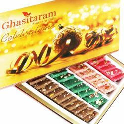 Kaju Katli - Ghasitarams Sweets Exotic Assorted Katlis Box -400 gms