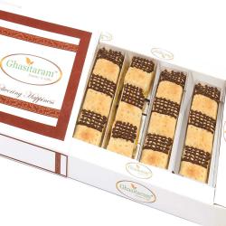 Send Baked Almond Chocolate Biscuits 400 gms To Mumbai