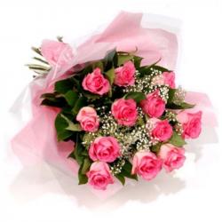 Valentine Roses - Lovable Bouquet of Pink Roses