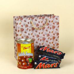 Send Gulab Jamun Tin with Mars Chocolates To Kolkata