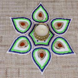 Home Decor Gifts Online - Designer Artificial Rangoli