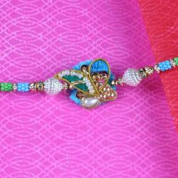 Single Rakhis - Striking Zardosi Rakhi