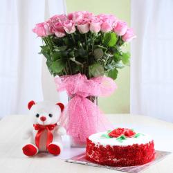 Send Valentines Day Gift Valentine Memorable Gift Hamper To Ludhiana