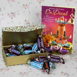 Send Diwali Gift Imported Miniature Chocolate Hamper for Diwali To Coimbatore