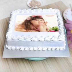 Send Birthday Gift Vanilla Personalized Cake To Hyderabad