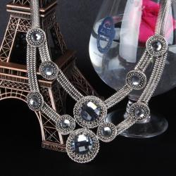 Mothers Day Gifts to Noida - Ethnic Sliver Look Necklace on Mothers Day