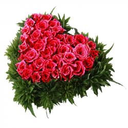 Heart Shape Arrangement - Perfect Floral Heart Valentine Gifts