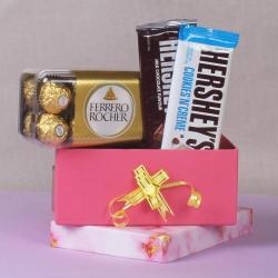 Send Chocolates Gift Rocher Hershey's Gift Combo To Fatehgarh Sahib