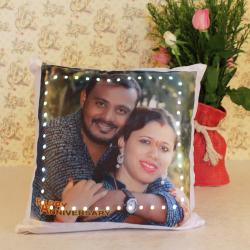 Send Customized Photo LED Cushion To Sahibganj
