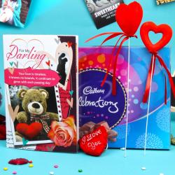 Send Valentines Day Gift Valentine Love Celebration Combo To Bhopal