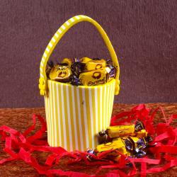Send Caramel Toffees Bucket To Saharanpur