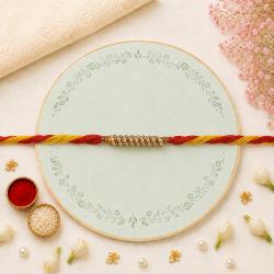 Rakhi Designs - Zardosi Thread Rakhi